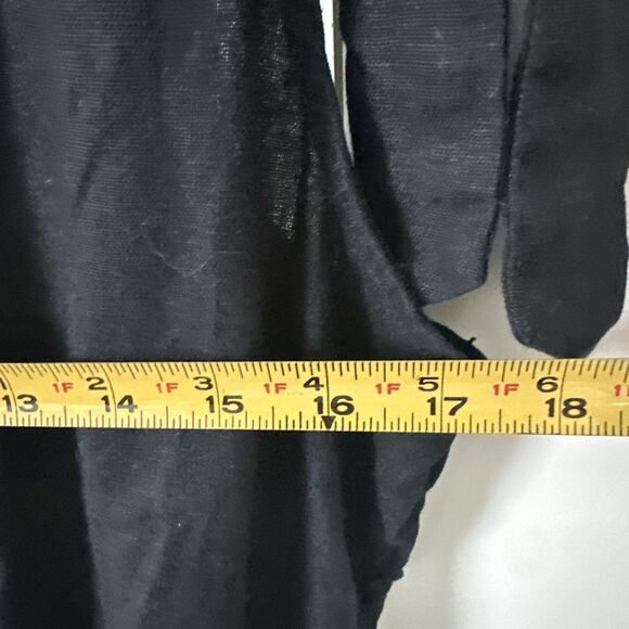 A New Day Jumpsuit  Woven Wide Leg  Black Womens Medium - Picture 7 of 11